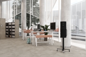 Air Purification System on Mobile Sienna Stand and Aim tables